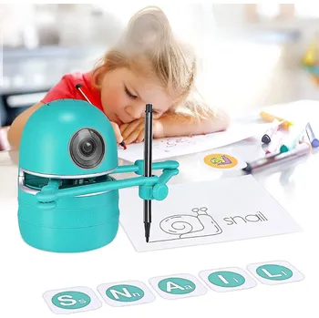 kreativní sada QUINCY Chytrý edukativní robot - Výuka kreslení, pravopisu a matematiky Zelená