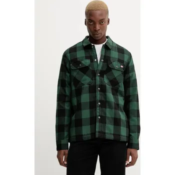 Pánská větrovka Košilová bunda Dickies DK0A4XGR zelená 79X, vel. S