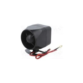 Měnič napětí Akustický měnič siréna -40÷85°C Uprac 9÷16VDC 240g 20W 8Ω