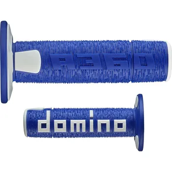 Osvětlení pro motocykl DoMINO řazení (gripy) (GRIPY) NEW LAMELAR dvousložkový barva světle modrá/bílá (DoMINO řazení (gripy) (GRIPY) NEW LAMELAR dvousložkový barva světle modrá/bílá)