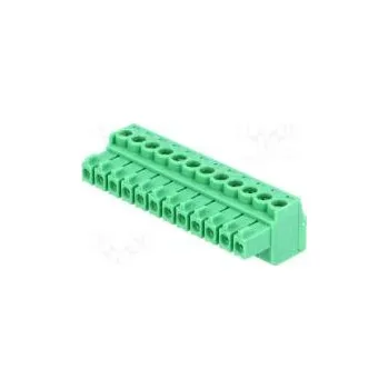 Rozpojovací svorkovnice 3,5mm póly 12 přímý zástrčka zásuvka