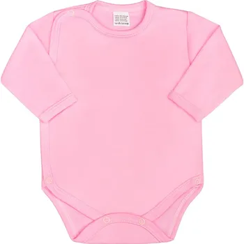 Kojenecké oblečení Kojenecké body celorozepínací New Baby Classic růžové vel.50 Barva: růžová, velikost: 50