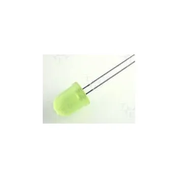 Dioda LED 10mm žlutá 20÷50mcd 60° Čelo vypouklé