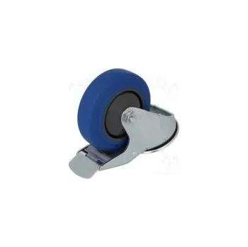 Příslušenství k zahradní technice Pojezdové kolo Ø 100mm W 32mm H 128mm otočné s brzdou 150kg