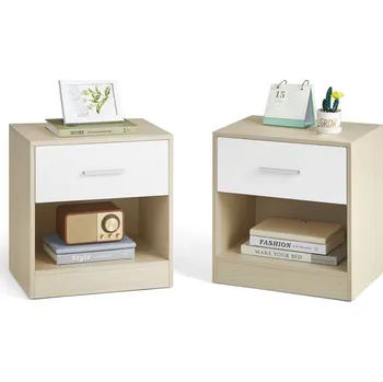 Konferenční stolek Odkládací stolek RIO - sada 2 ks, MDF, více barev Barva: Béžová