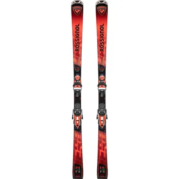 Sjezdové lyže Rossignol Hero Elite MT TI C.A.M. Konect + NX 12 Konect GW B80 Black Hot Red 2025/26, 175 cm