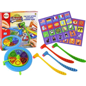 Desková hra LEAN Toys Arkádová soutěžní karetní hra Spinner Hit