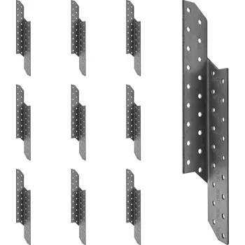 Tesařské kování Krokevníkový spojovací prvek Úhelník LK6 32x250x2.0 pravý 10 Ks. DOMAX