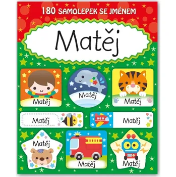 samolepka Veselé nálepky samolepky se jménem Matěj
