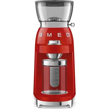 Mlýnek na kávu Elektrický mlýnek na kávu SMEG CGF03RDEU Červený