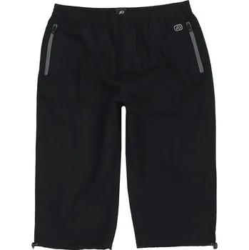 Pánské kraťasy Velké krepové krátké šortky Adamo 159903-700 černé (4XL)