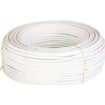 elektrický kabel Koaxiální kabel YWDXpek 75-1,05/4,8 Al bílý /25m