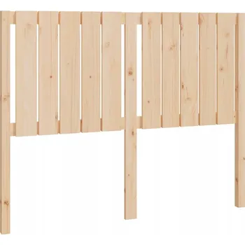Dřevěné čelo postele z borovice 125,5 x 4 x 100 cm, rustikální styl