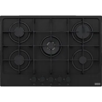Varná deska Plynová varná deska 73 cm ocelová Franke Maris FHMA 755 4G DC MB C Černá Matná