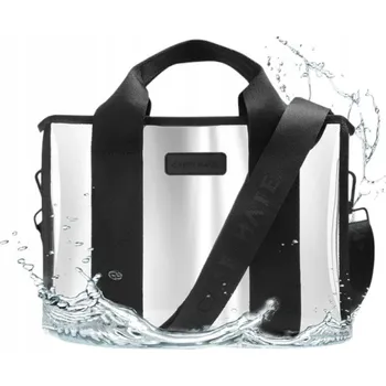 Case-Mate Mini Travel Tote Bag - Vodotěsná taška přes rameno (Stříbrná chromová)