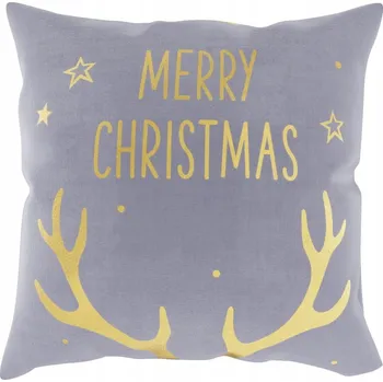 Povlak na polštářek DEKORAČNÍ VÁNOČNÍ POVLAK NA POLŠTÁŘ 45X45 HORN SZA+Z