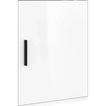 Noční stolek Bílá závěsná noční stolek 50 x 30 x 47 cm, vysoký lesk