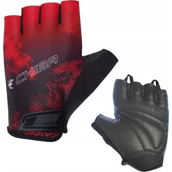 Cyklistické rukavice Cyklistické rukavice Chiba S červené