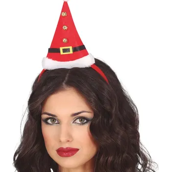 Karnevalový doplněk Čelenka s čepicí Santa