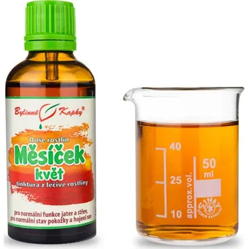 Doplněk stravy Bylinné kapky s.r.o. Měsíček květ tinktura 50 ml | Bylinné kapky