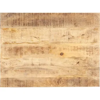 Deska stolu z masivního mangového dřeva 70 x 60 cm, surový industriální styl
