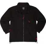 Adamo 159114-700 pánská velká mikina na zip se stojáčkem černá (4XL)