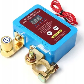 vypínač Dálkový automatický vypínač s displejem 12V 240A + 2x dálkové ovládání