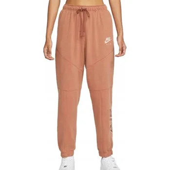 Dámské kalhoty Nike AIR FLC volného střihu se středně vysokým pasem DM6061-215 L