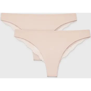 Kalhotky 2PACK Tanga Simple Lace