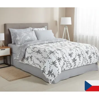 Povlečení Bavlněné povlečení Keřík černý Velikost: 70x90, 140x200 cm