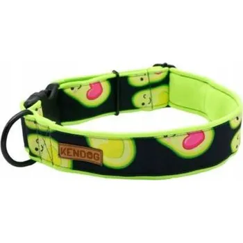 Obojek pro psa Ručně vyráběný obojek pro psa Avokádo 4 cm M