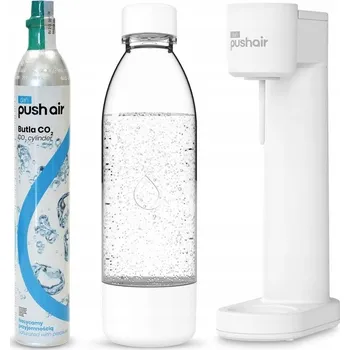 Výrobník sody Dafi PushAir výrobník sody Dafi sifon bílý + bombička CO2 + láhev 0,7