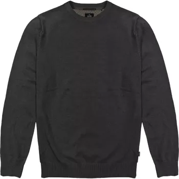 Pánský svetr Velký pánský hladký svetr přes hlavu Double Urban Outfitters KNIT-8019 tmavě šedý (4XL)