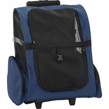 Přívěsný vozík pro psa vidaXL Vozík pro domácí mazlíčky 3 v 1, design, barva, 48 x 32 x (57-106) cm, oxfordská látka [42007371] Barva: Modrá