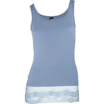 Pleas Dámská košilka s širokým ramínkem šedomodrá S (183921-209-038)