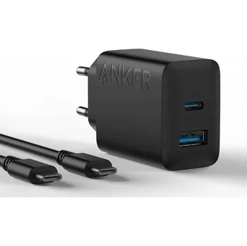 Síťová nabíječka 20W Anker USB-C + USB-A, 20 W, Kabel USB-C 1,5 m