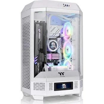 PC skříň THERMAL TAKE Case The Tower 300, mATX, Průhledná bočnice, 2x 140mm Fan, bílá CA-1Y4-00S6WN-00