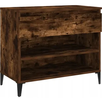 Botník Botník kouřový dub 70 x 36 x 60 cm se 2 policemi