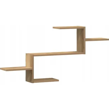 police Nástěnná police dub artisan 104 x 15 x 49 cm, dřevotříska