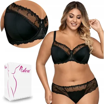 Podprsenka Ava podprsenka polovyztužená černá velikost 95D