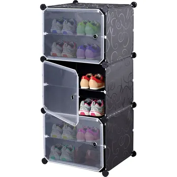 Botník Botník Gockowiak 44 x 94,5 x 32 cm černá