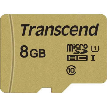 Ukládání dat Paměťová karta Transcend TS8GUSD500S 8 GB microSD
