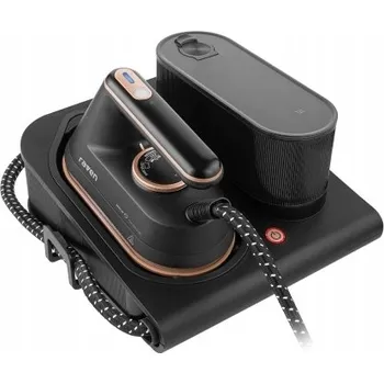 Žehlička Parní generátor Raven EGP003, keramická žehlicí plocha, 2400 W, 300 g/min, černý