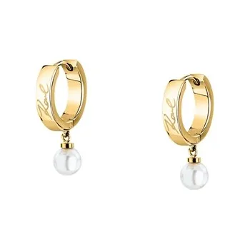 Náušnice Náušnice Karl Lagerfeld z chirurgické oceli KLAYR15 + dárek zdarma