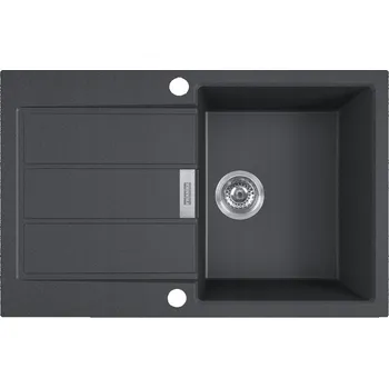 Granitový dřez Jednokomorový dřez Franke Sirius 2.0 černý kámen