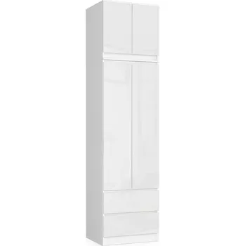 Šatní skříň Šatní skříň s nástavcem STAR VX 60 cm bílá