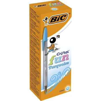 BALENÍ PROPISKA BIC CRISTAL FUN 1.6MM TYRKYSOVÁ 20 KS