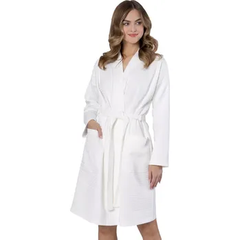 Dámský župan Dámský župan Alesandra 1674 LEVEZA – Pohodlí a styl Barva/Velikost: bílá / L/XL