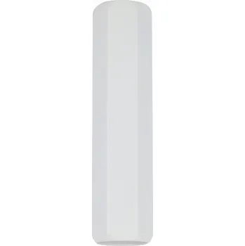 Stropní moderní osvětlení TUBA - 1xGU10, 25W, 6,3x25cm, kulaté, bílé