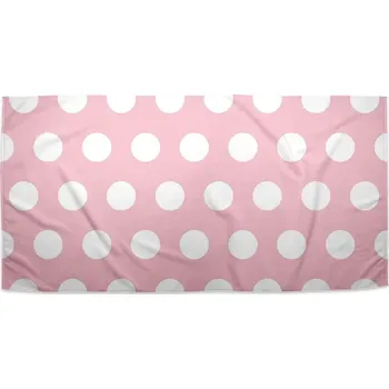 Ručník Sablio Ručník Bílé tečky - 70x140 cm